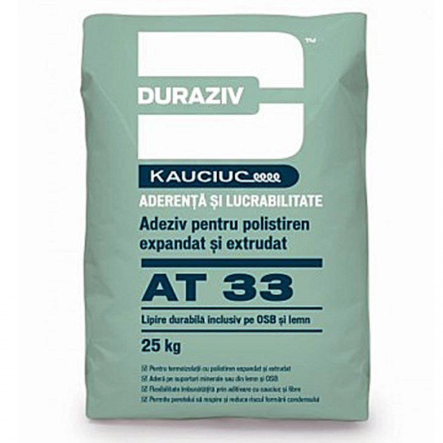 Adeziv duraziv at33 polistiren si osb,25 kg